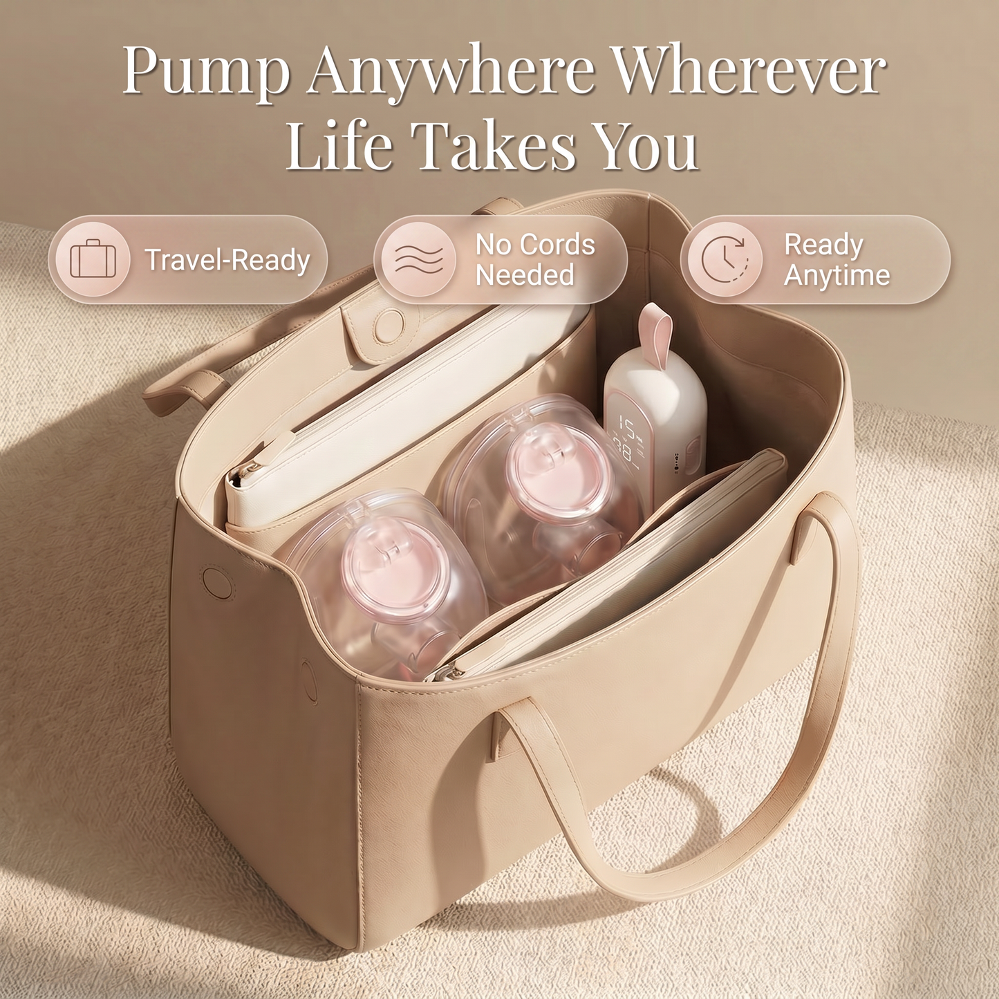 NurtureFlow Portable Breast Pump